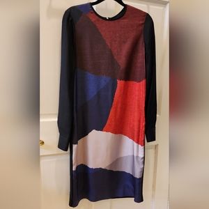 L.K.Bennett Silk Long-sleeve Dress